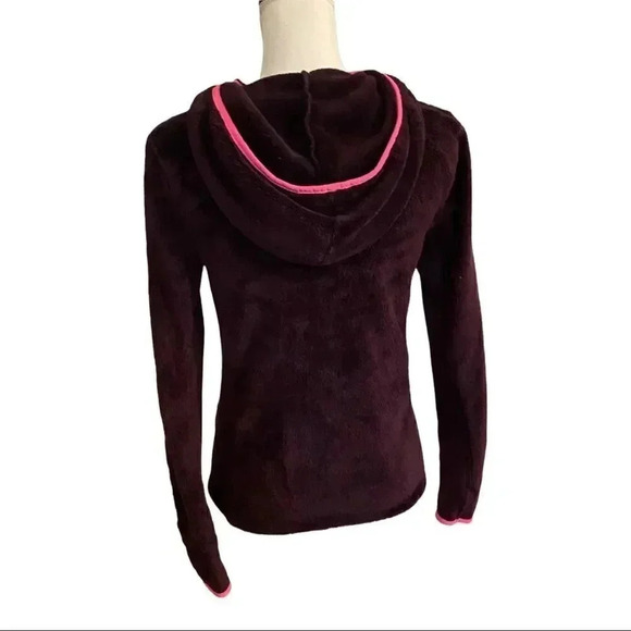 SO size M zip up fleece EUC deep purple - Picture 3 of 7